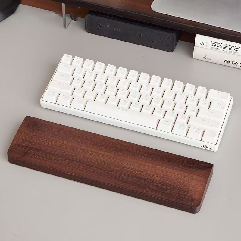 Wrist Rest Wood - Für mechanische Tastatur, Bambus-Handballenauflage, passend für