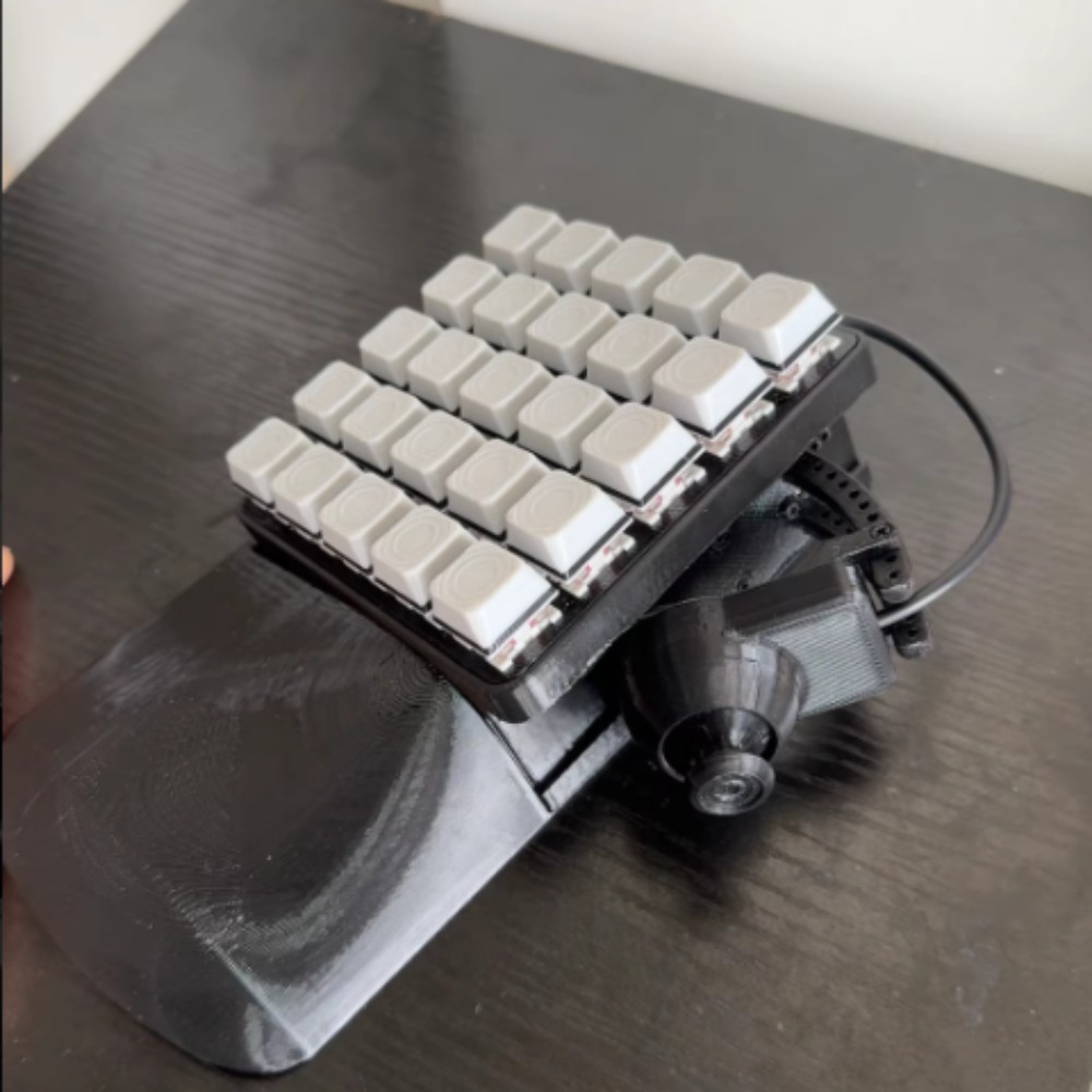 Gaming Keyboard Hand - DIY Einhand-Spiel-Joystick-Gaming-Tastatur, individuell anpassbar, 25 Tasten,