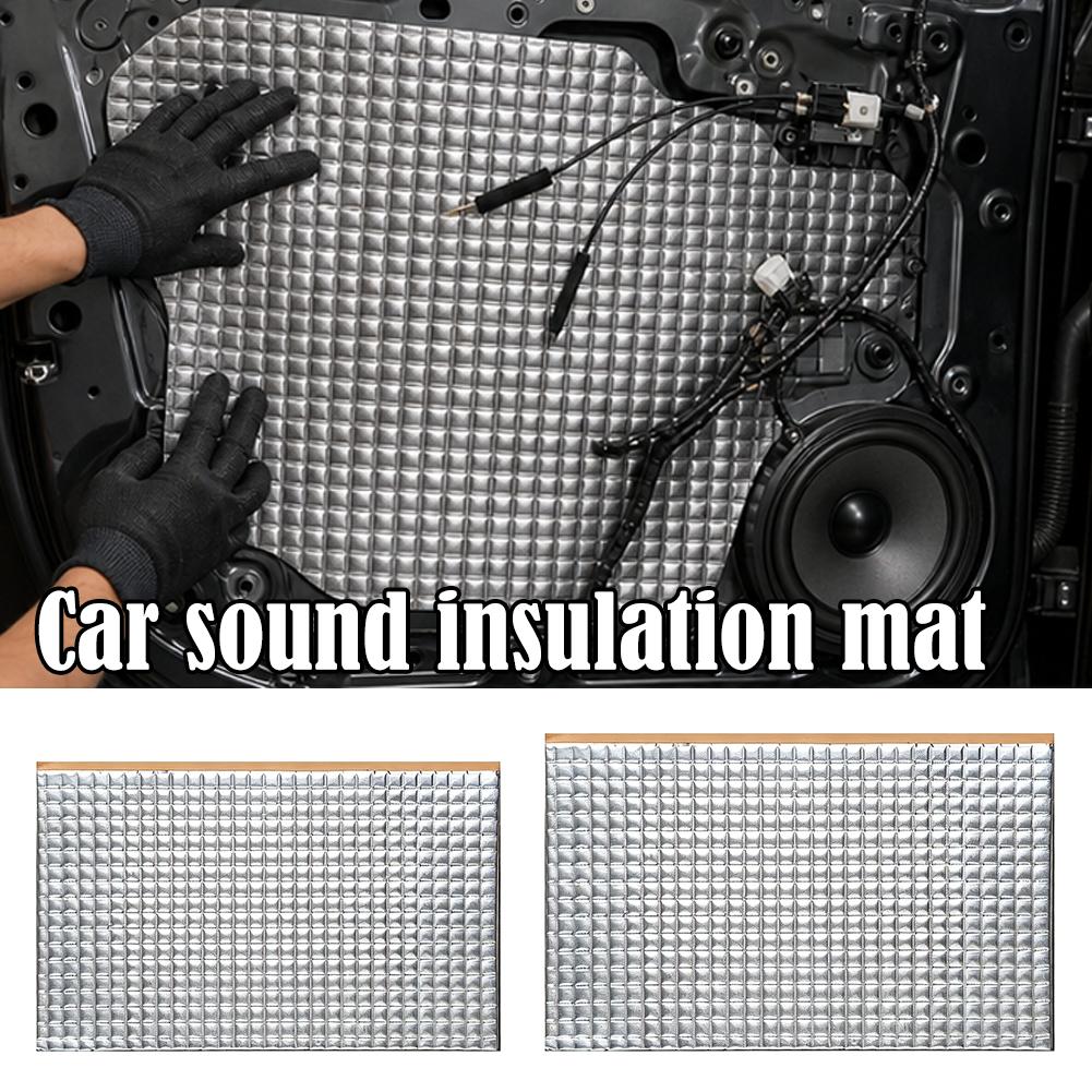 Foam Dampener Sheet - Auto-Schalldämmungsmatte Butylkautschuk Stoßdämpfende Platte Selbstklebende Geräuschdämpfungsmatte