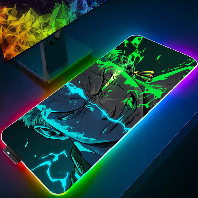 Gaming Keyboard Brands - ONE PIECE Zoro Mauspad RGB Gaming