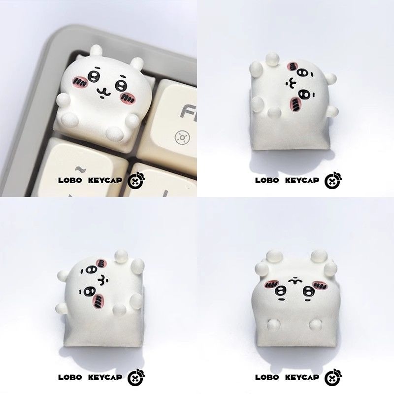 Gaming Keyboard Mechanical - Chiikawaed Niedliche Anime-Tastaturkappen Exquisite Anime-Zubehör Ersatz-Tastenkappen