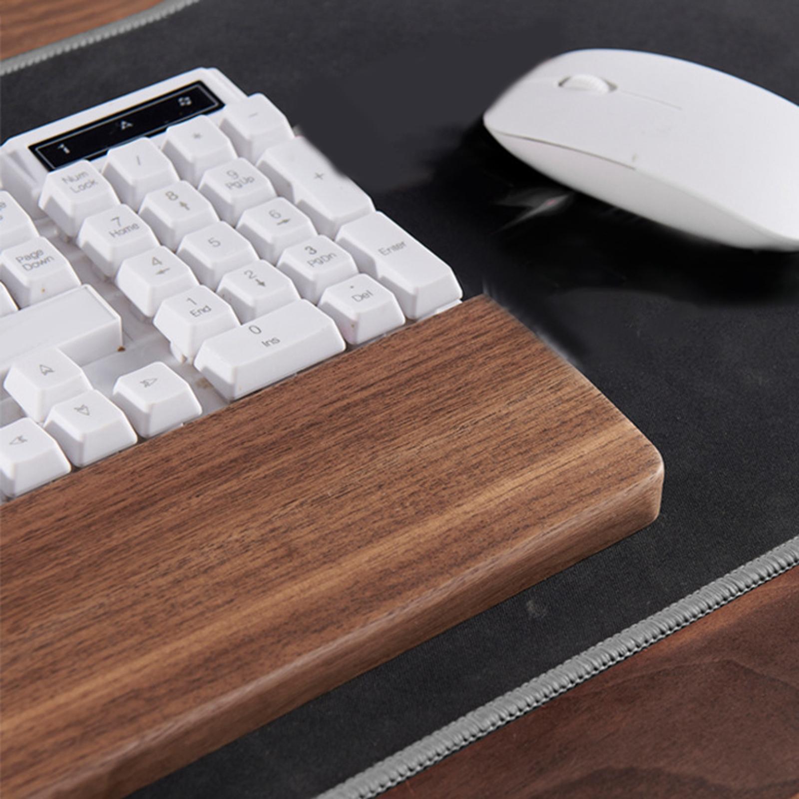 Wrist Rest Wood - Holz-Tastatur-Handballenauflage, Tastatur-Handgelenkstütze, Handgelenkschutz, Handgelenkauflage