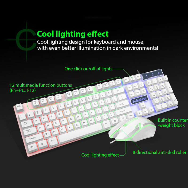 KM320 Tastatur- und Maus-Set,  – Gaming Keyboard And Mouse Combo Bewertung und Preis