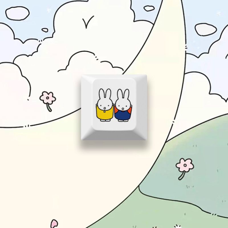 Neue Miffy-Kaninchen-Cartoon-T – Gaming Keyboard Mechanical Bewertung und Preis
