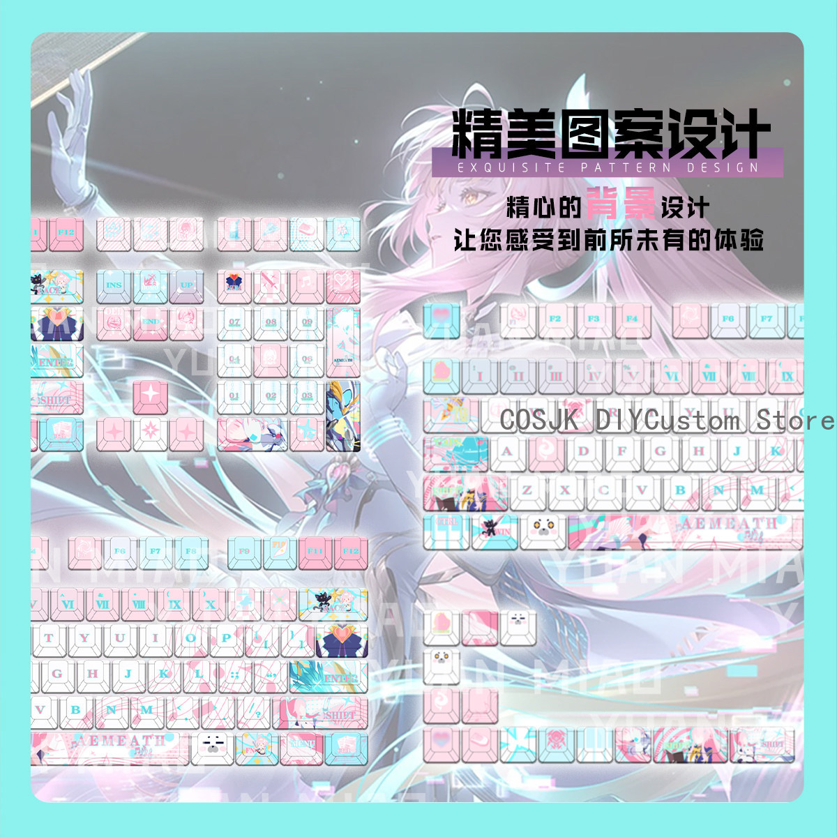 122 Tasten Anime Wuthering Wav – Gaming Keyboard Mechanical Bewertung und Preis