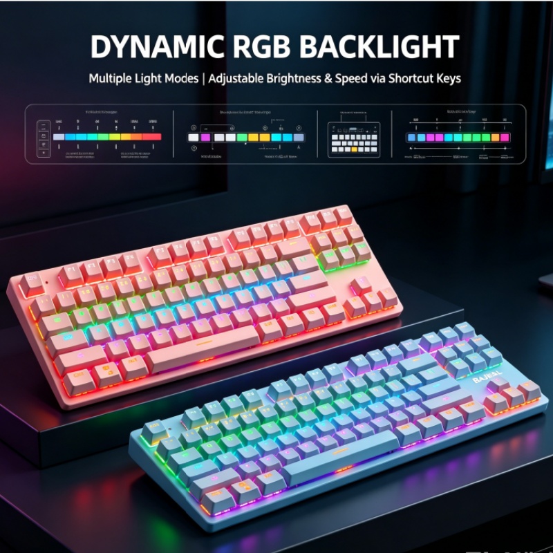 BAJEAL K300 87-Tasten Kabelgeb – Gaming Keyboard K300 Bewertung und Preis
