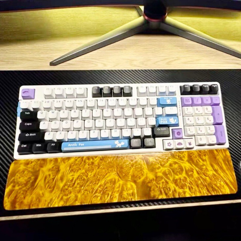 Natürliche Massivholz-Tastatur – Wrist Rest Wood Bewertung und Preis