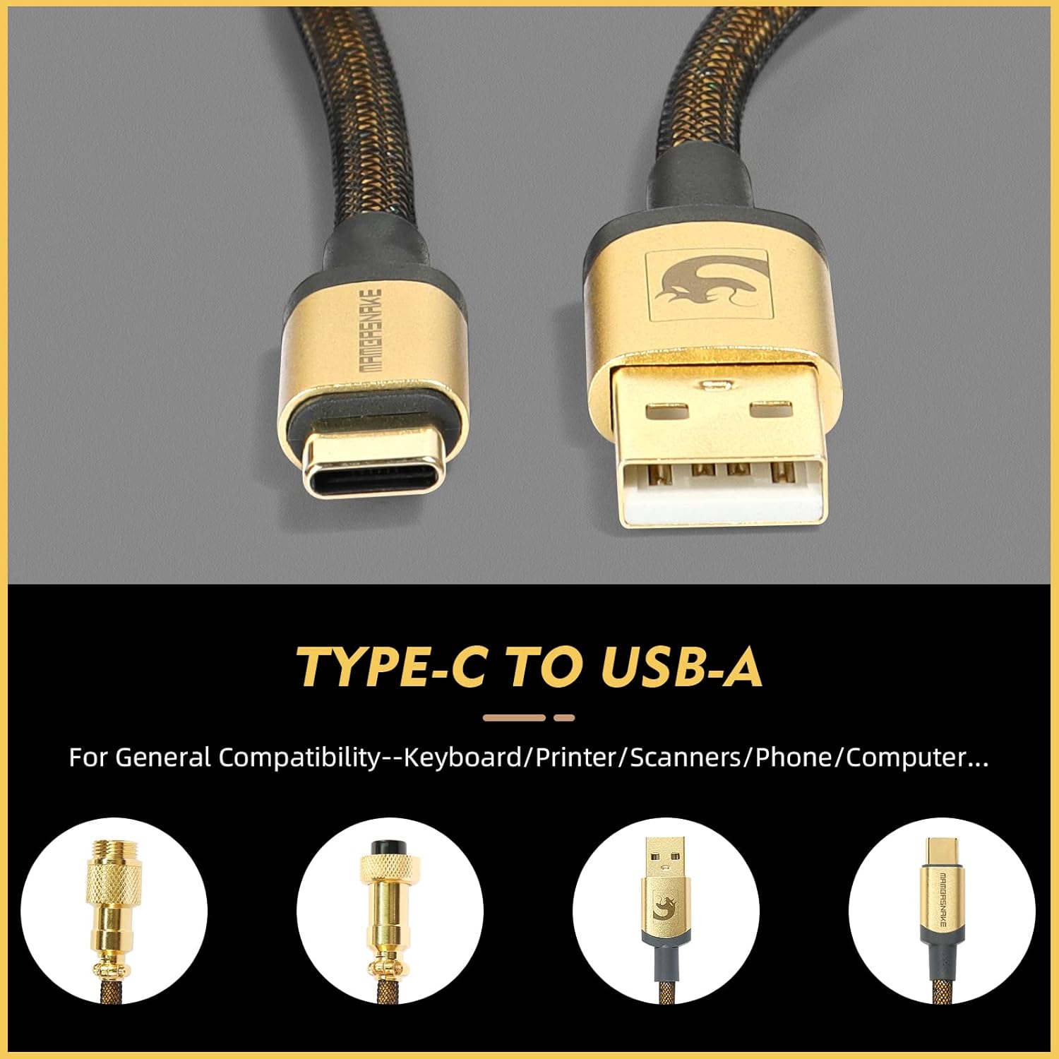 ATTACK SHARK * MAMBASNAKE C03  – Coiled Usb Cable Bewertung und Preis