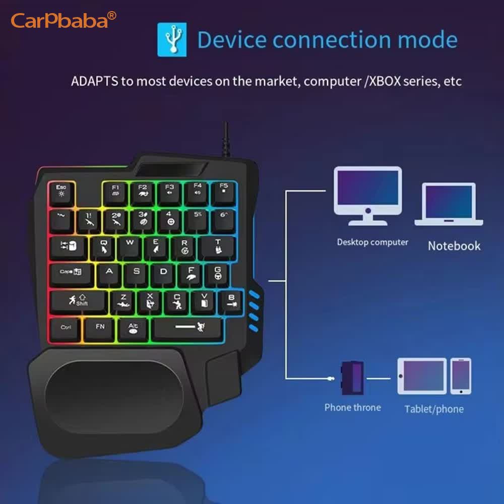 USB-Einhand-Gaming-Kit: Kompak – Gaming Keyboard Hand Bewertung und Preis