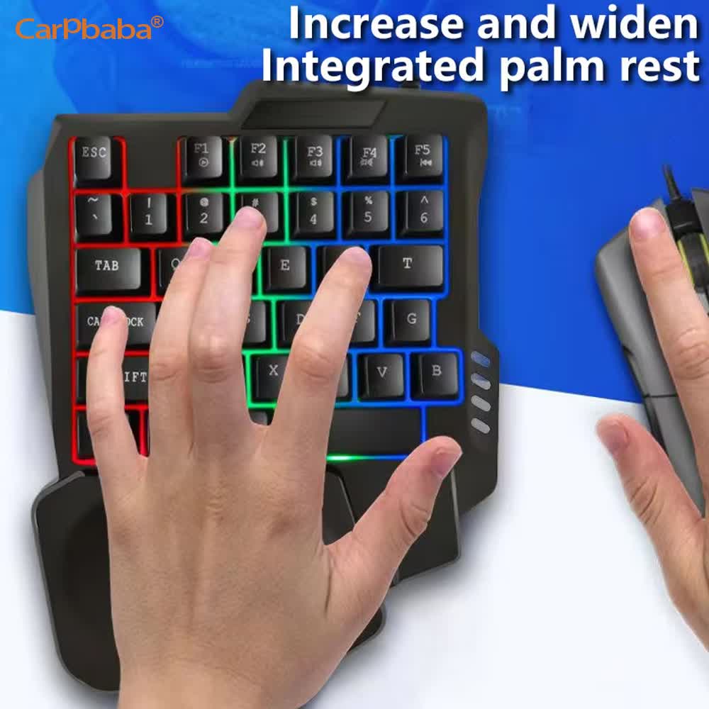 USB-Einhand-Gaming-Kit: Kompak – Gaming Keyboard Hand Bewertung und Preis