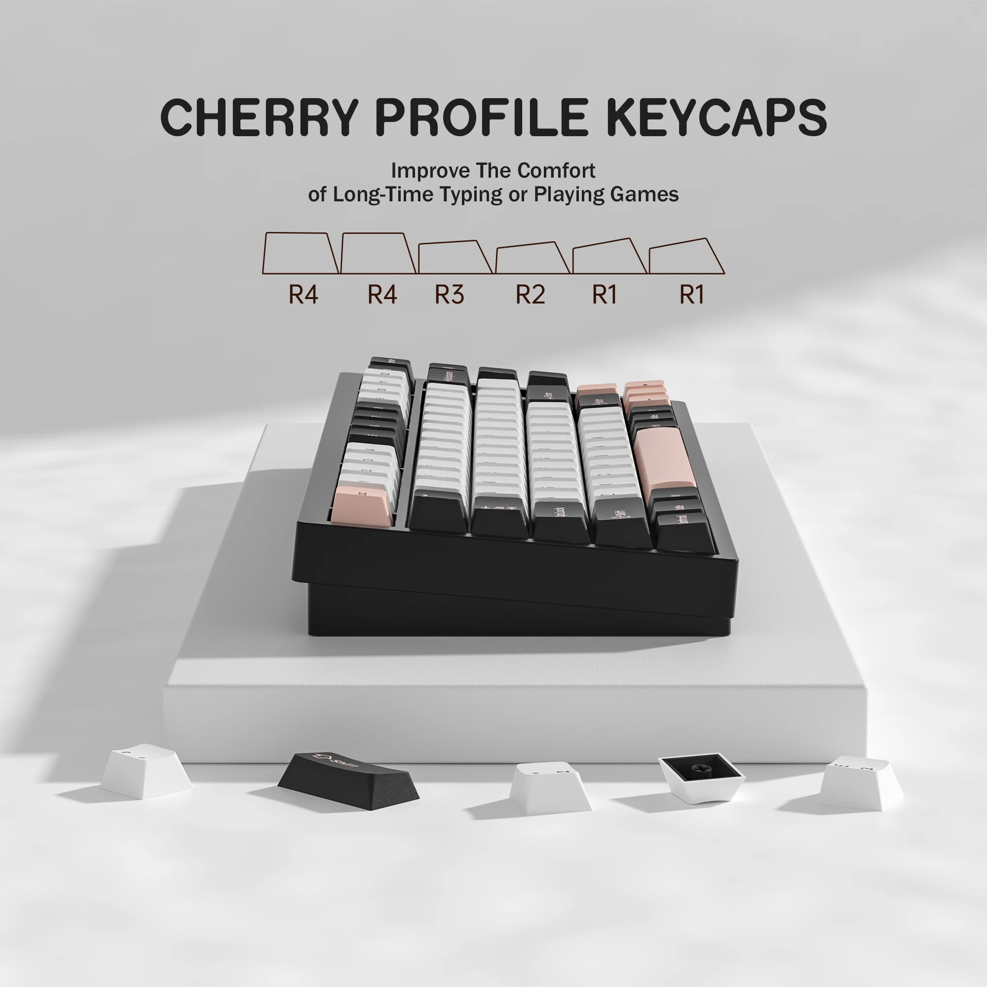 KBDiy GMK Olivia Tastenkappen  – Gaming Keyboard No Number Pad Bewertung und Preis