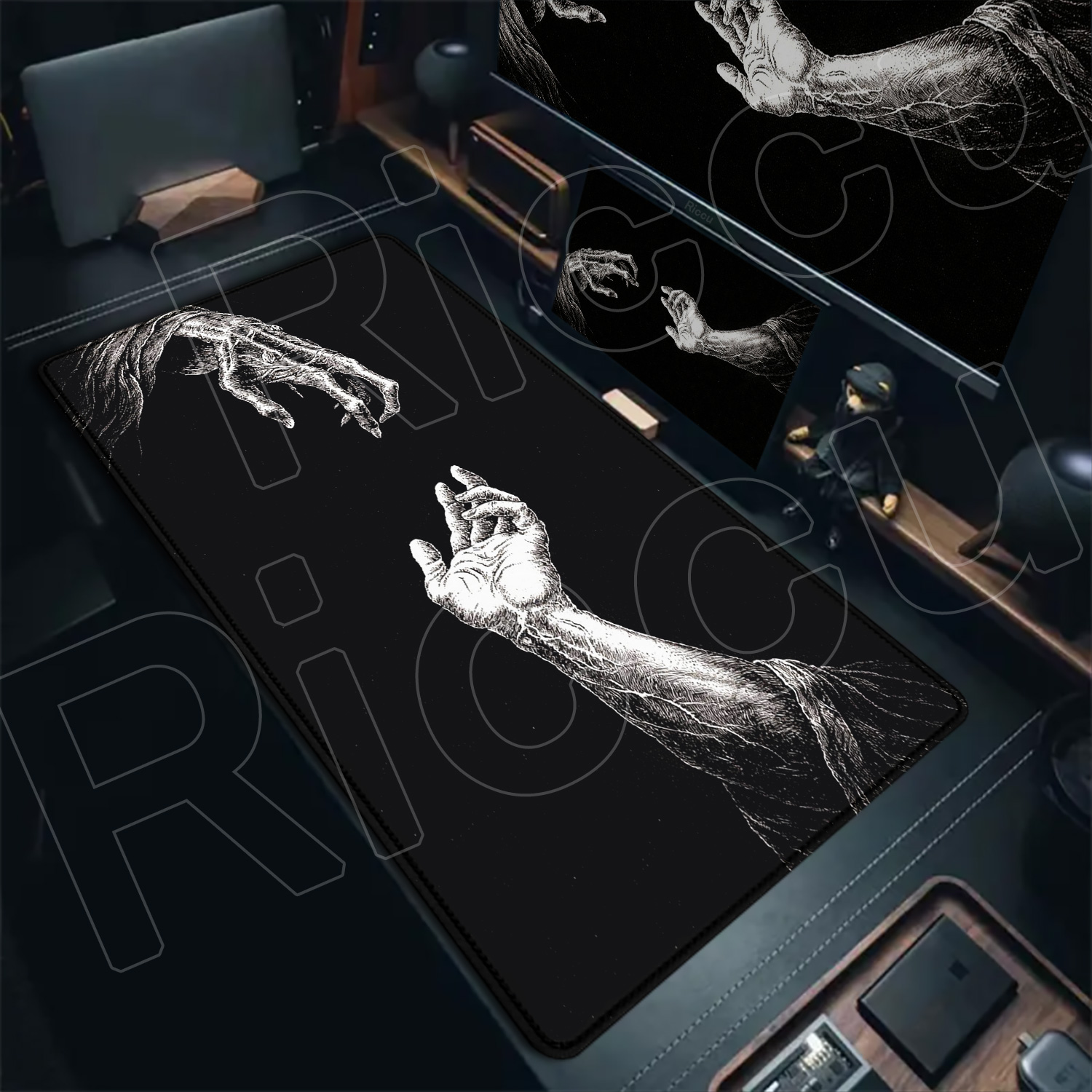 HD Großes Schwarz-Weißes XXL G – Gaming Keyboard Hand Bewertung und Preis