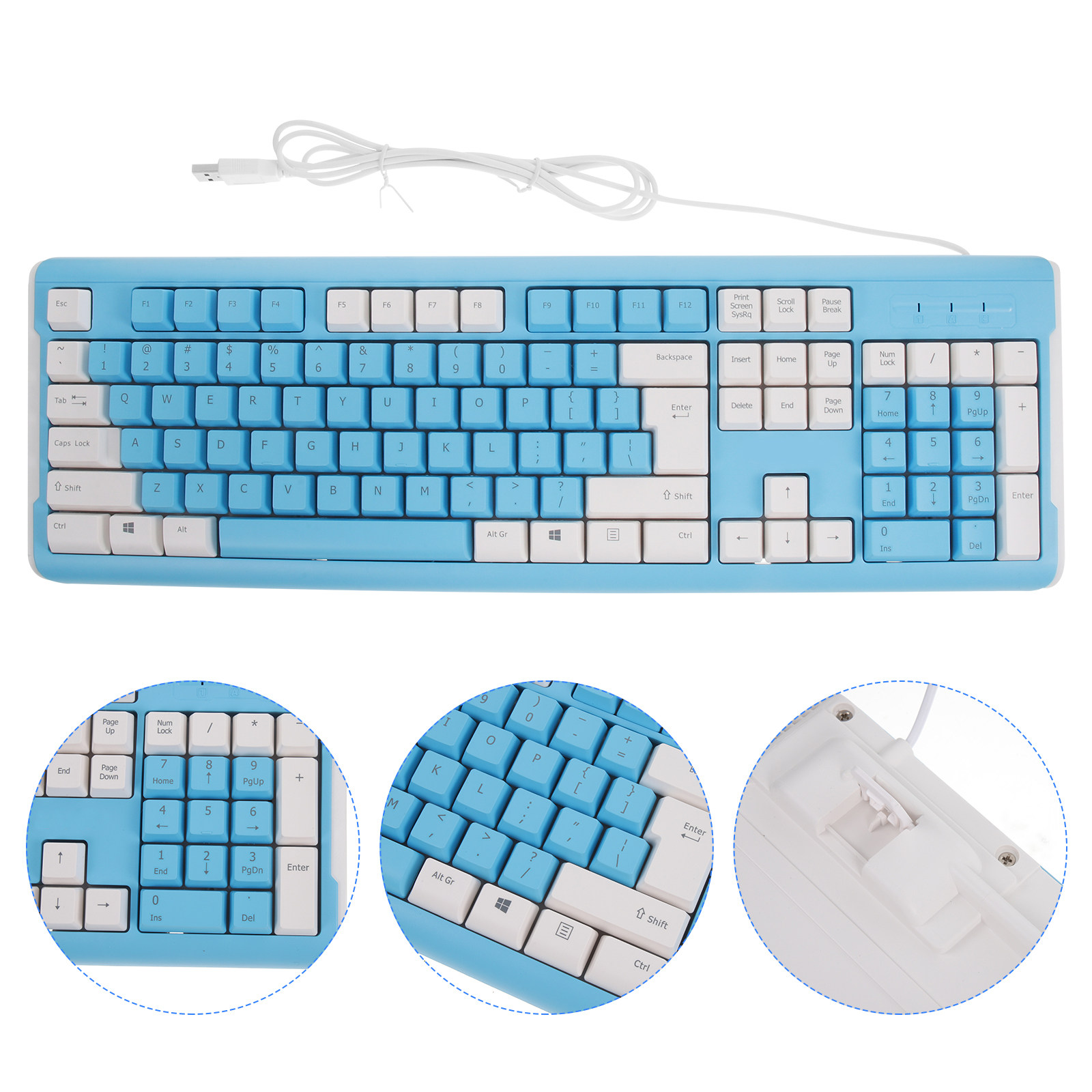 USB-Kabelgebundene Gaming-Tast – Gaming Keyboard No Number Pad Bewertung und Preis